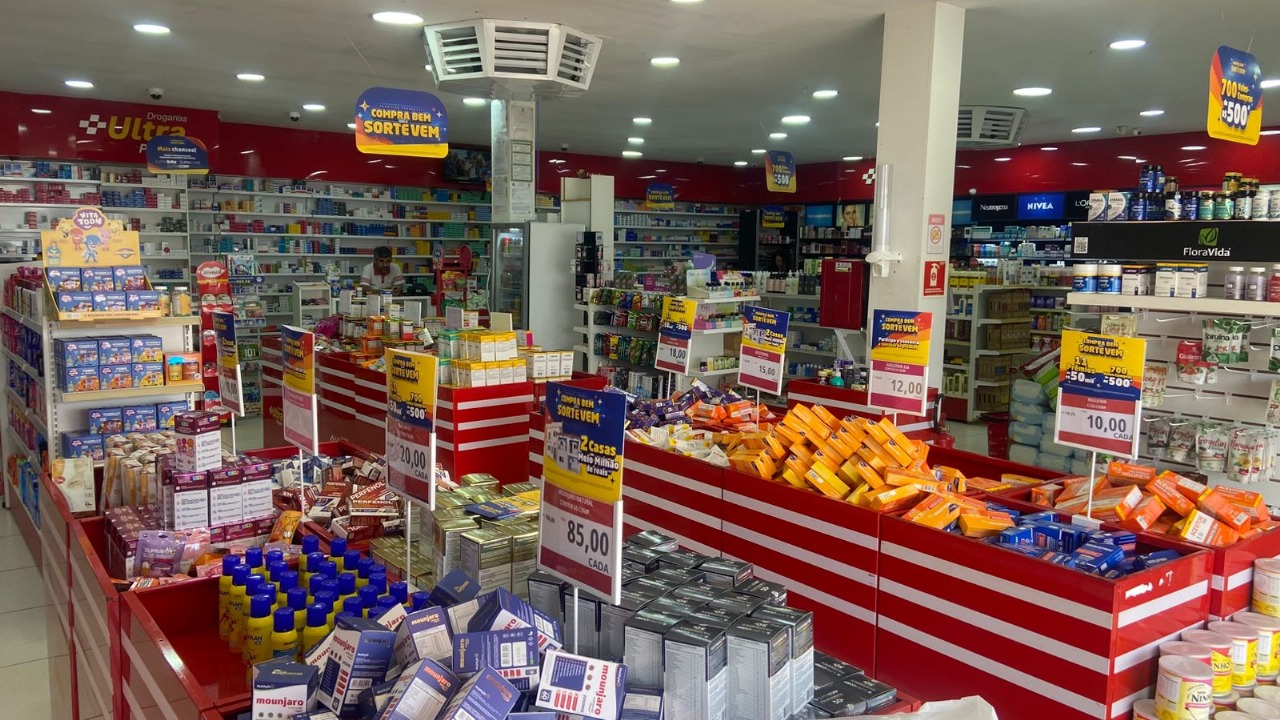 foto interna da farmácia